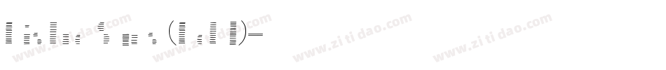 Bistro Sans (Bold)字体转换